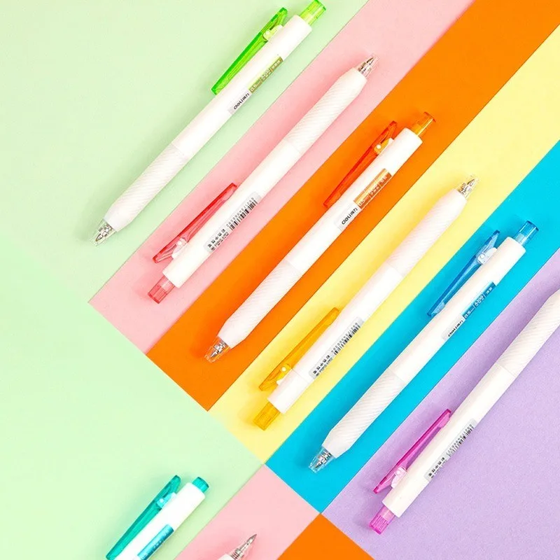 DELI A200 PRESS GEL PEN 0.5MM WATER-BASED PEN VINTAGE CARBON GEL PEN