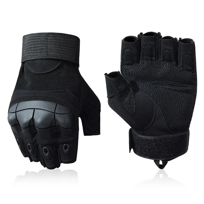 Outdoor Half Finger Sports Shooting Hunting Tactical Gloves