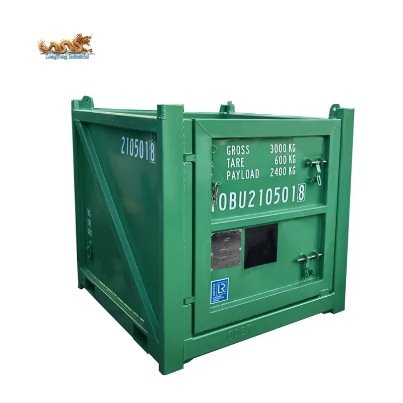 5ft Corten Steel DNV 2.7-1 Standard Certified 1.5 Meter Mini Offshore Cargo Basket for sale