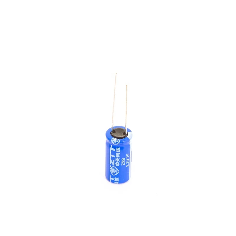 Widely used superior quality super-capacitor 2.7V 7F EDLC Radial supercapacitor