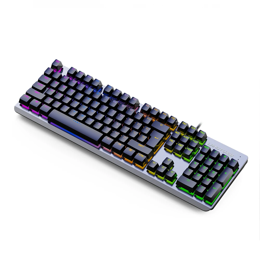 LANGTU G800 Latest Gaming Mechanical Keyboard with ABS+aluminium case USB Interface