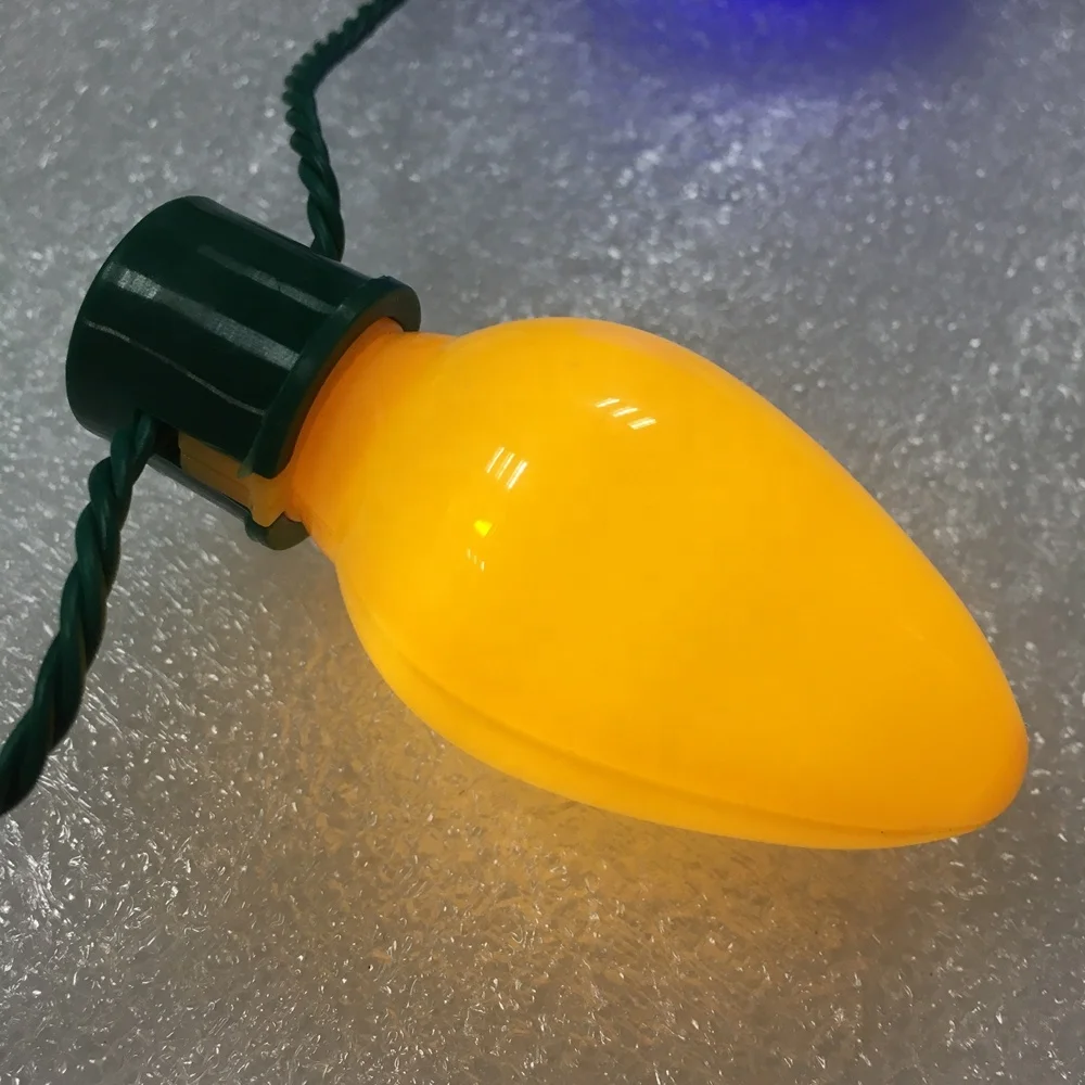 
Christmas Party Decoration Flashing Light Up Jumbo Bulb LED Necklace 