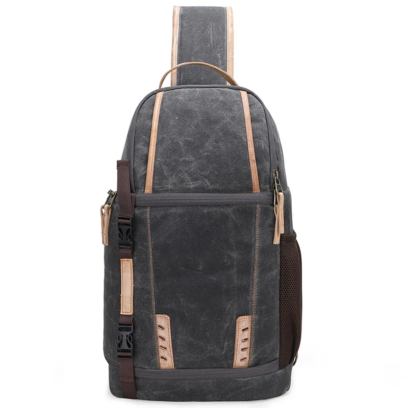 Leather photography bag Single Shoulder Camera Bag oblique cross camera bag