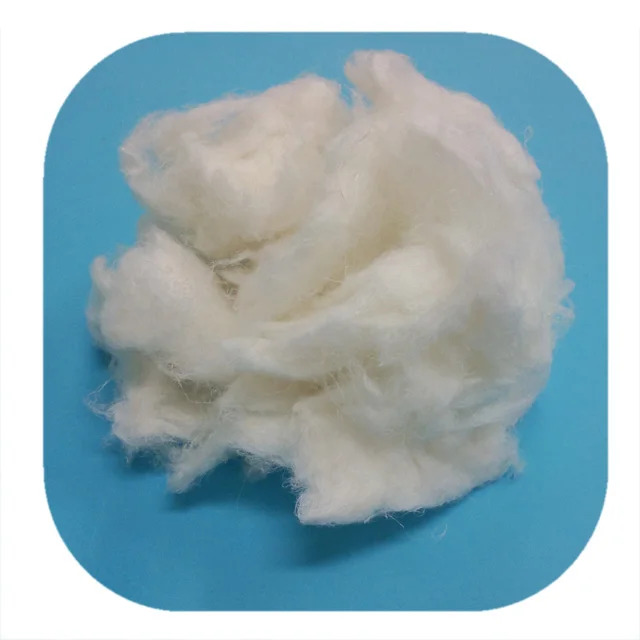 Натуральное Отбеленное конопляное штапельное волокно нм