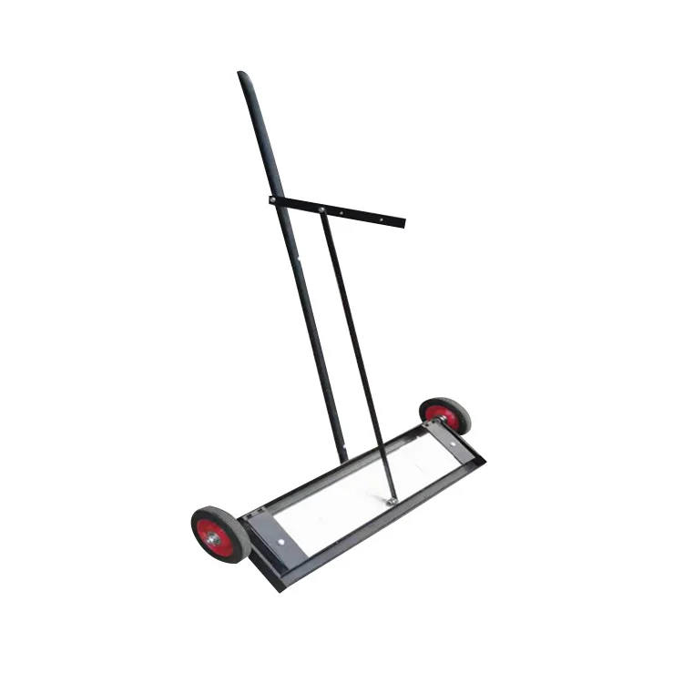 Машина для переработки стальных выстрелов собирает рассеянные стальные выстрелы