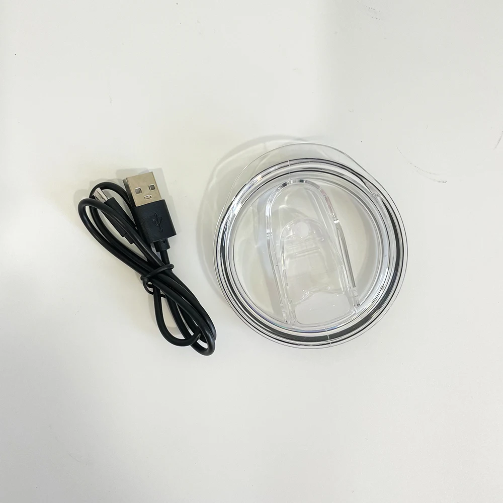 USA Warehouse 16oz 20oz white sublimation speaker tumbler Straight wireless music cup Smart Water Bottle For Heat Press Printing