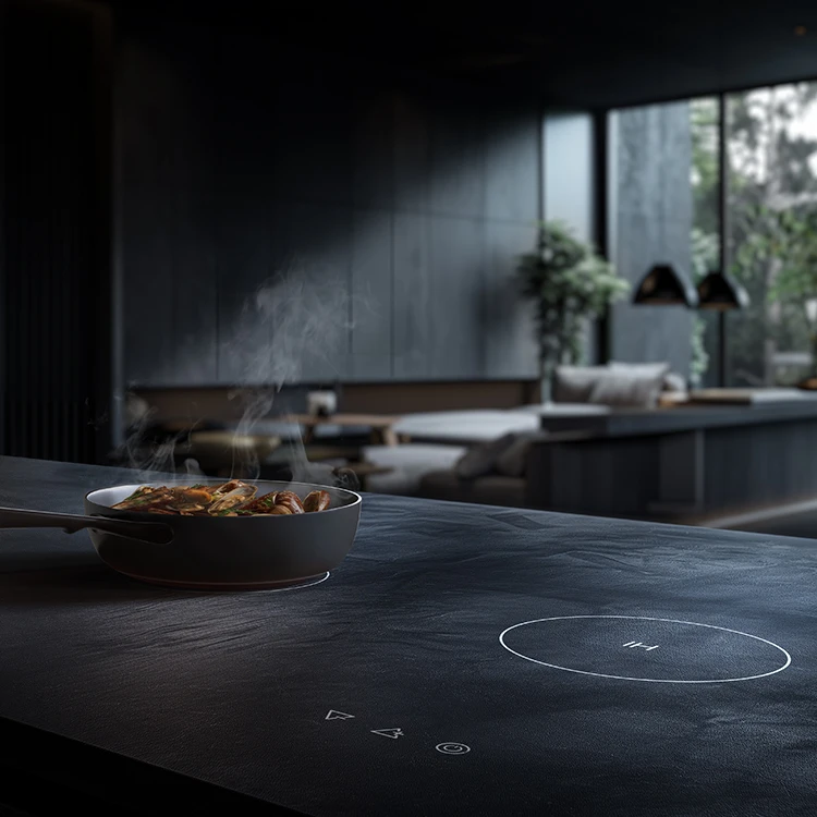 Modern touch control Rock board electromagnetic heating induction cooker and heater 3000W