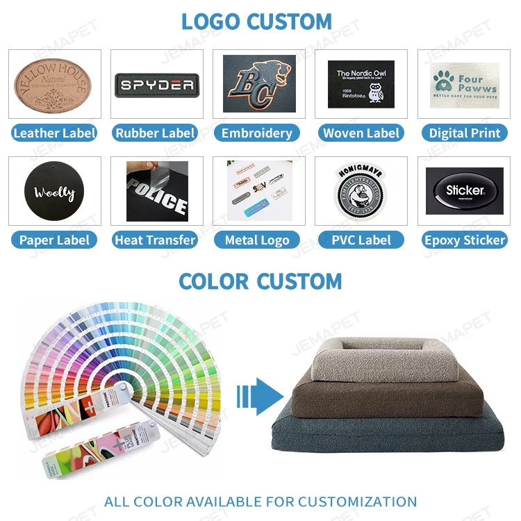 New Upgraded Soft Dog Bed Washable Waterproof Extra Comfortable Warm Boucle Portable Luxury Dog Bed