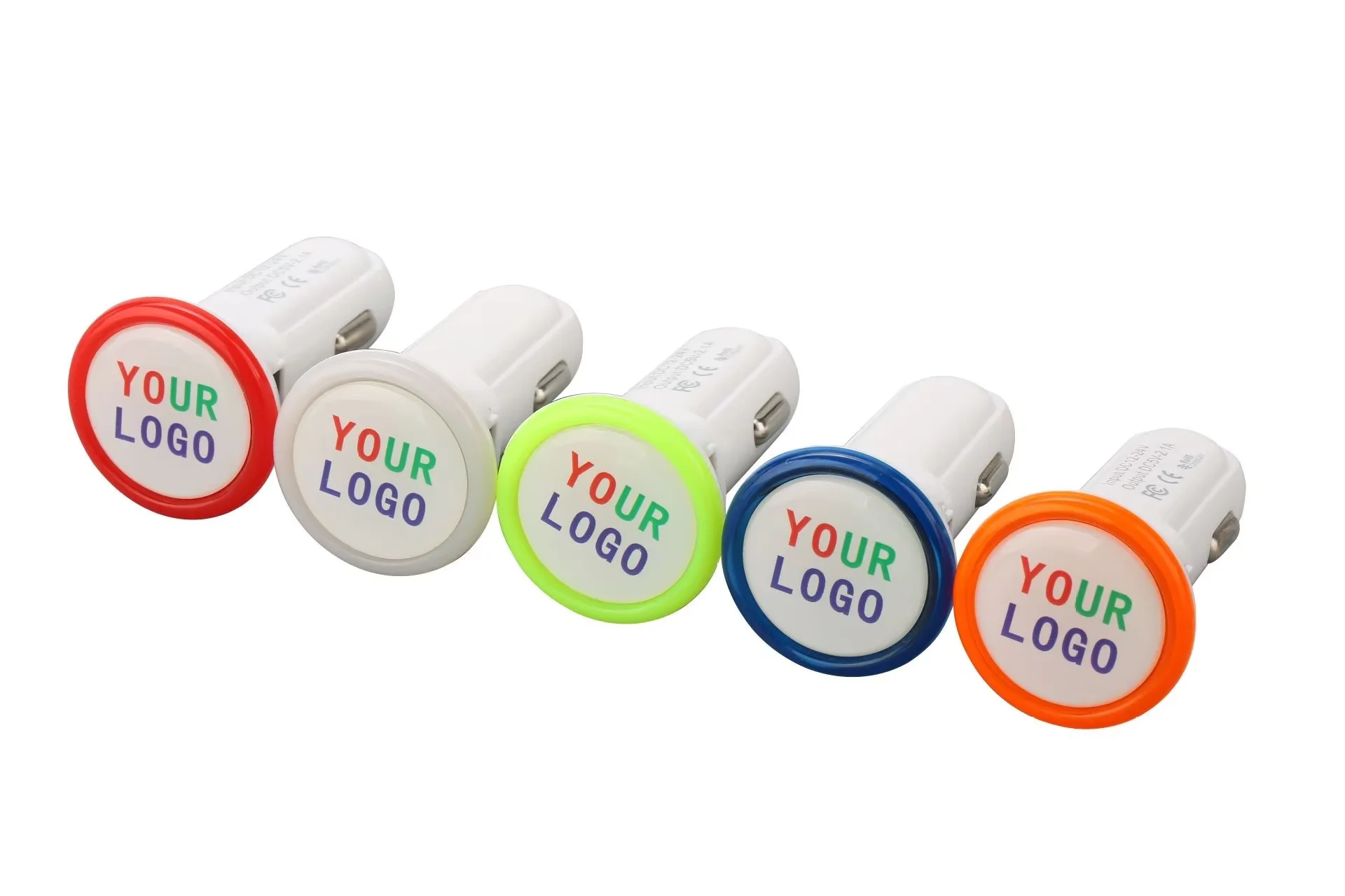 high quality Mobile Phone Accessories Wholesale Battery Charger Car Dual USB Port EV Phone Car Charger