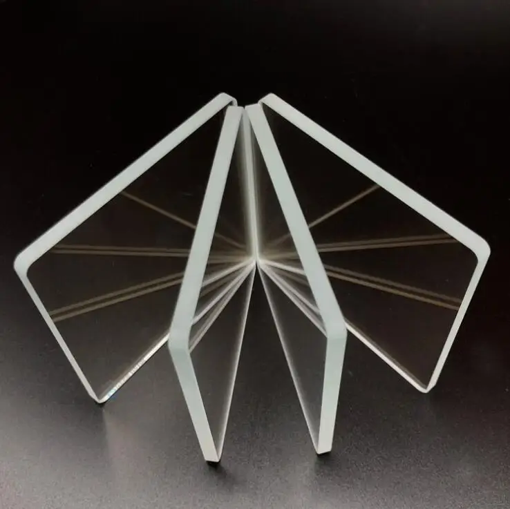 Professional boiler fire view mirror round high temperature resistant glass borosilicate toughened round gauge sight glass