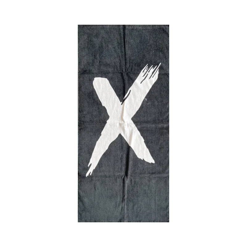 100% Cotton Customized design Digital black Printing cotton velour sports gym  towel salon towel hand bath towel