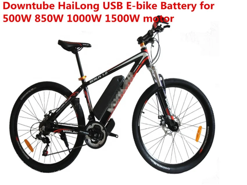 
hailong battery 36v 17ah 18ah lithium ion battery pack rechargeable battery for ebike 