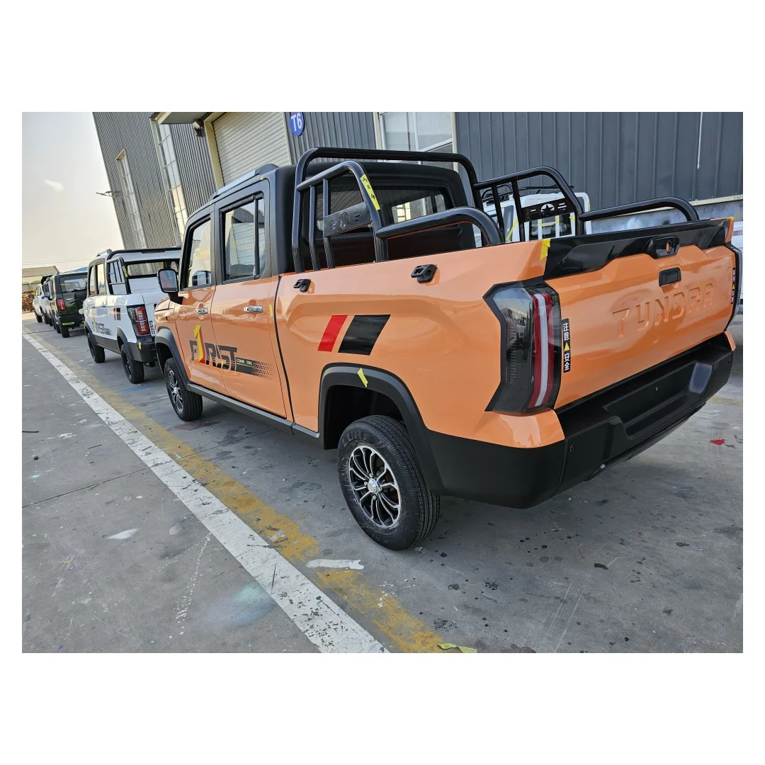 2024 Small Car Electric Affordable Four-wheeled Electric Vehicle 2-door 4-seater Electric Mini Car Pure Electric Pickup Truck