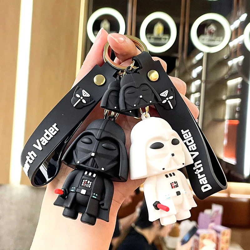 Hot Sale PVC Yoda Baby Figure Jedi Knight Keychain  Rubber Backpack Pendant Direct from Japan Animation Wholesale