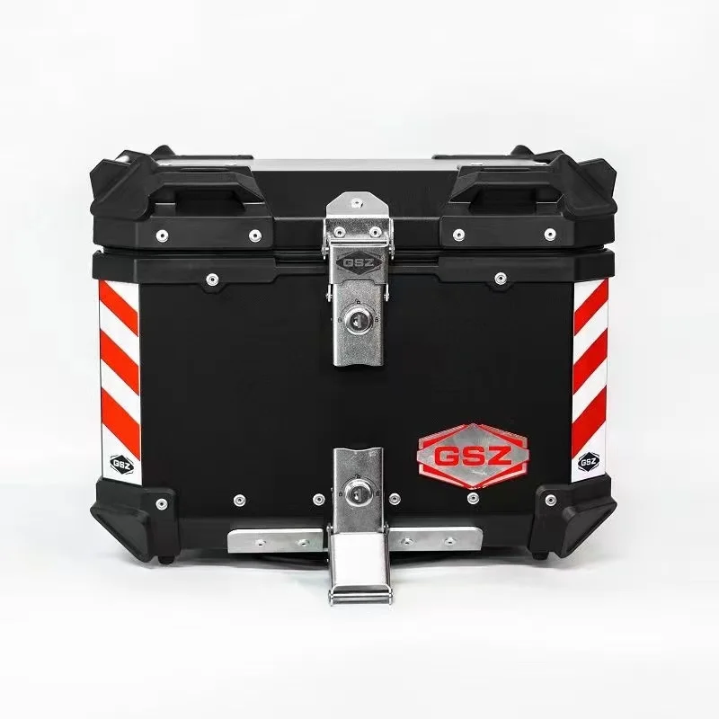 factory direct sale large capacity aluminum box Quick Release Structure Aluminum side tail boxes for motorcycles tail rear box