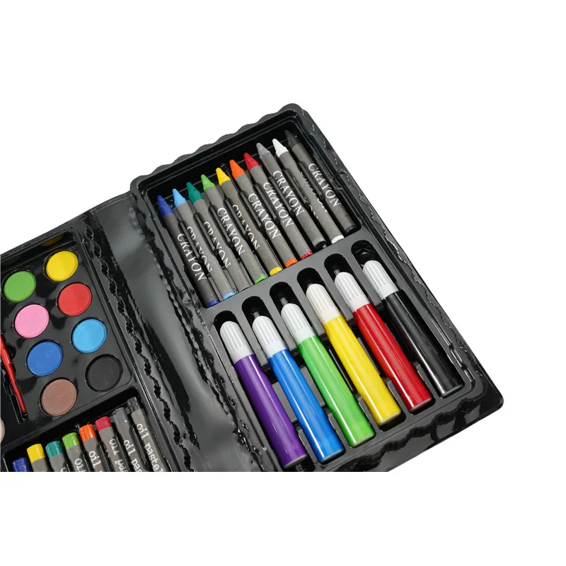 wholesale customization school children 43pcs pvc case for painting art sets