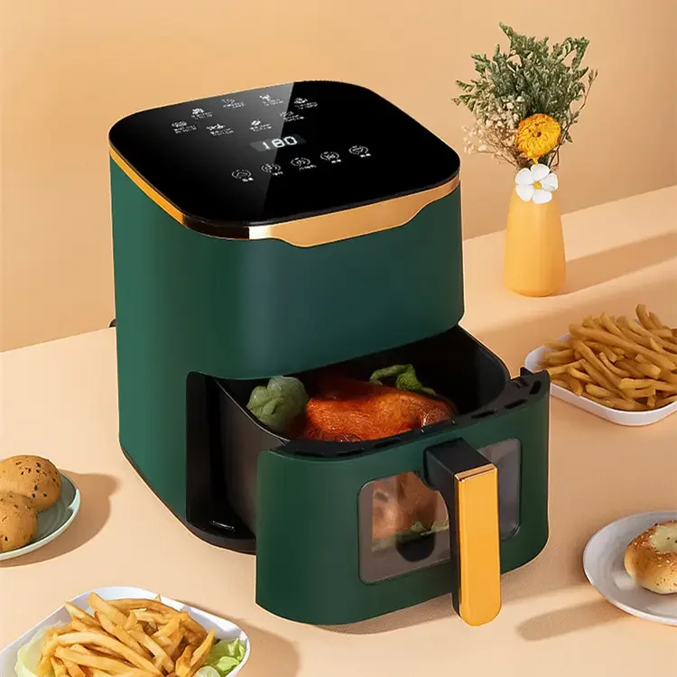 Seller Electric Digital Led Touch Screen Healthy Cooking Air Deep Fryer Oil Free Air Fryer Oven Electric Deep Fryer