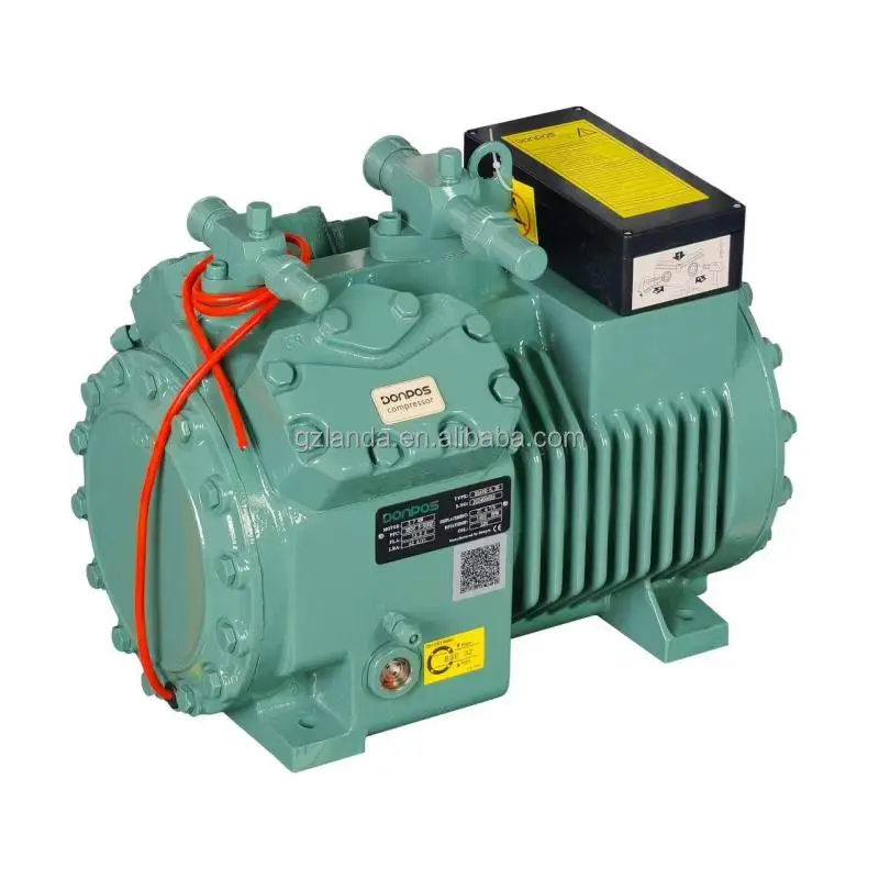 New Supply Donpos Compressor Used In Condensing R404 R22 Refrigeration Semi-Hermetic  Piston Chiller Compressor