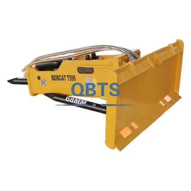 Hydraulic Hammer for Skid Steer Loader  QBTS Rock Pavement Demolition Hydraulic Hammer Construction Machine For Komatsu