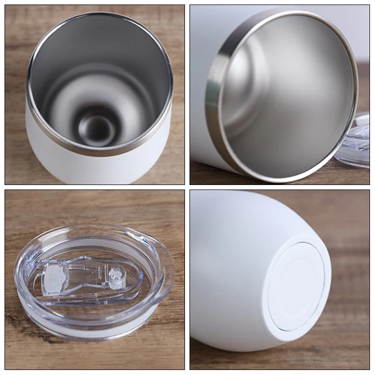 Hot Selling Coffee Tumbler Travel Logo Drinking Insulated 12OZ Eggshell Cup Mug for Business