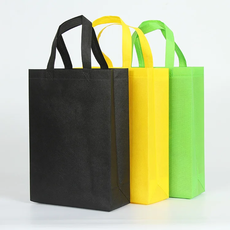 Handheld shopping environmentally friendly non-woven bag customized printing logo advertising customized folding bag