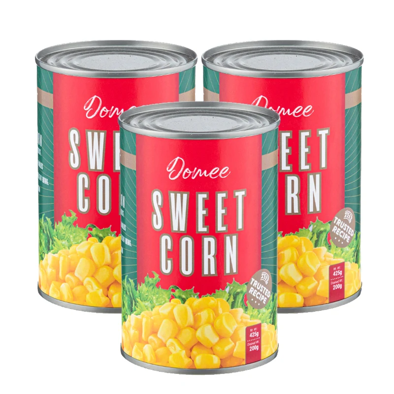 DOMEE Canned Food Canned Vegetable Canned Sweet Corn in Brine