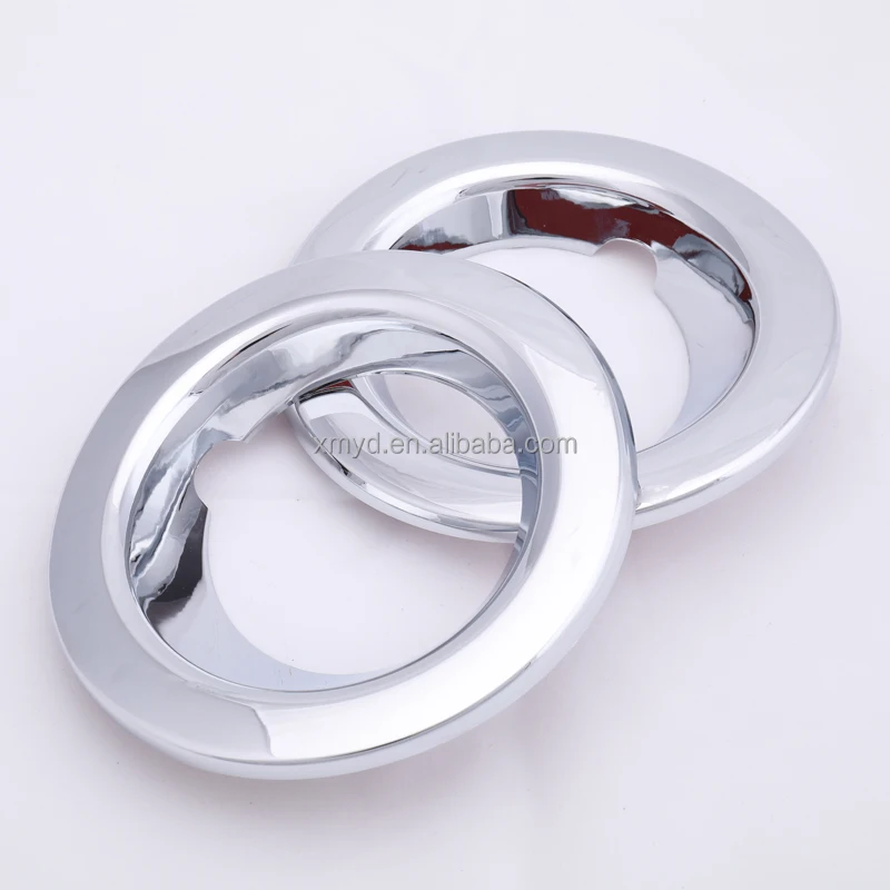 Factory Custom Car Parts ABS Plastic Car Front Fog Lamp Cover Chrome Car Light Frames