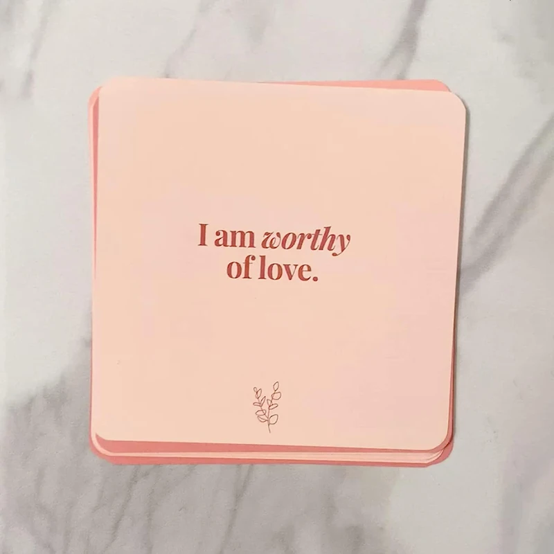 Wholesale of new products journal words crystals and affirmation cards affirmation cards original dropshipping affirmation cards