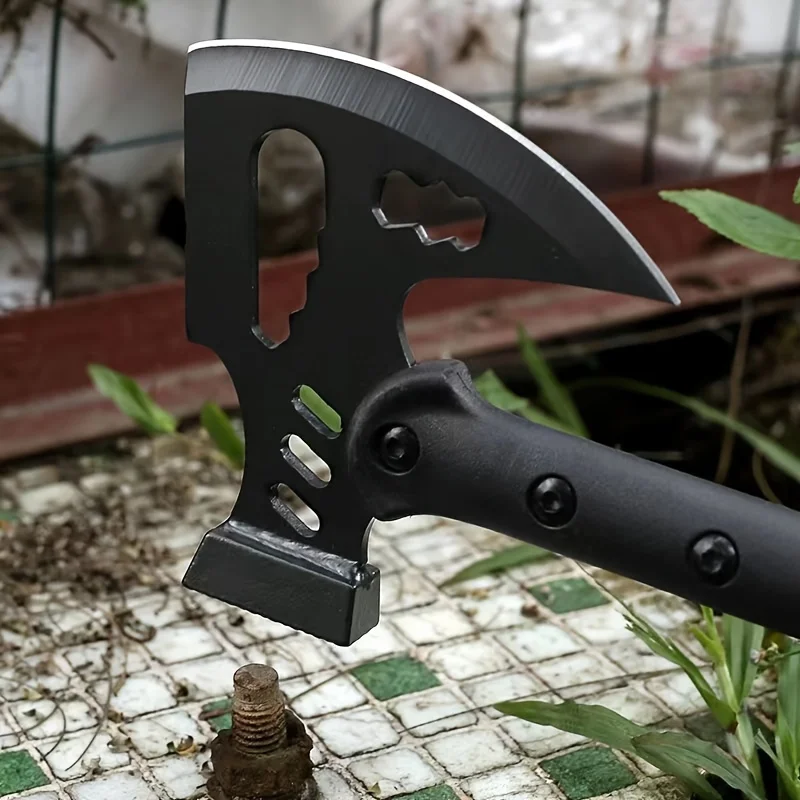 Manufacturer Supplier Compact Durable Multifunctional High Manganese Steel Tactical Axe for Camping Carpentry Outdoor Survival