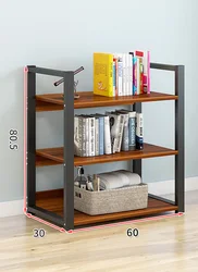 Custom Large Size Simple Design Muti-Layer Modern Wooden Bookcase Shelf Free Stand Bookshelf Storage Unit Storage Shelves