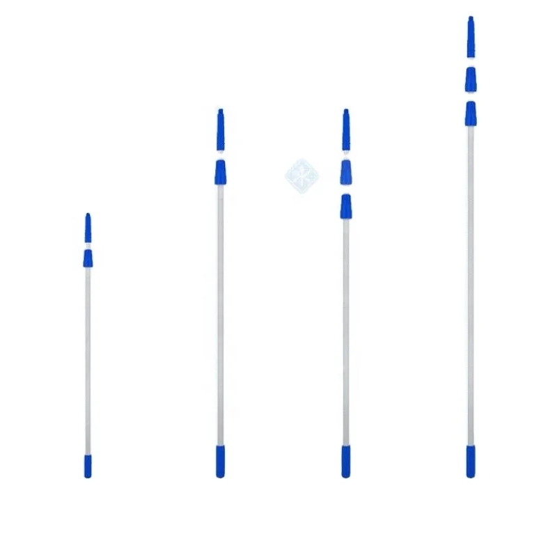 Shianku Food Grade Aluminum Extendable Telescopic Rod Industrial Brush Broom Telescopic Handle Window Cleaning Telescopic Handle