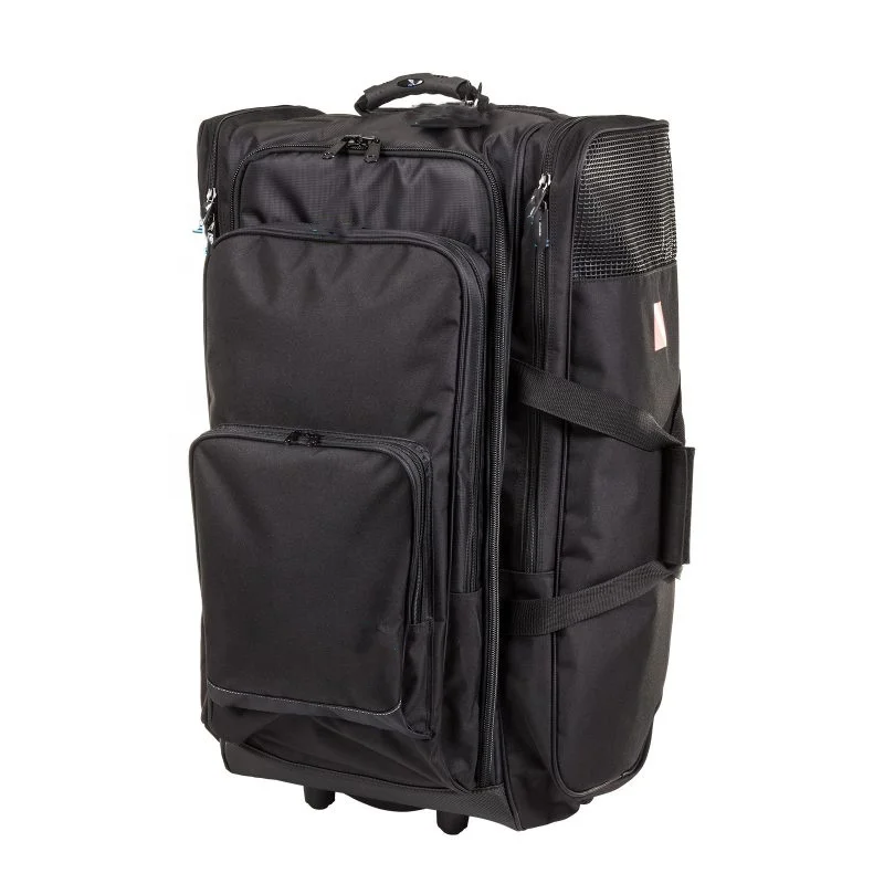 Trolley Scuba backpack Roll dive gear Bag professional Diving accessories back pack wheeled Snorkel Gear Storage backpack
