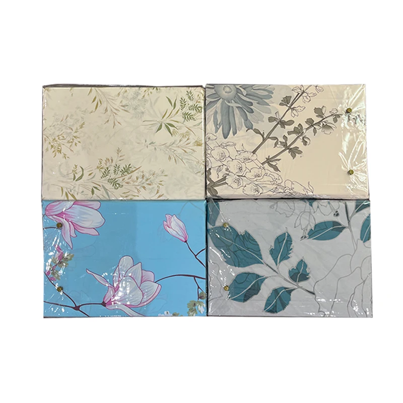 Custom Printed Ultra-Soft Microfiber Sheet Set Beautiful Patterns Drawn From Nature Comfortable All-Season Bedsheets Bed Sheet