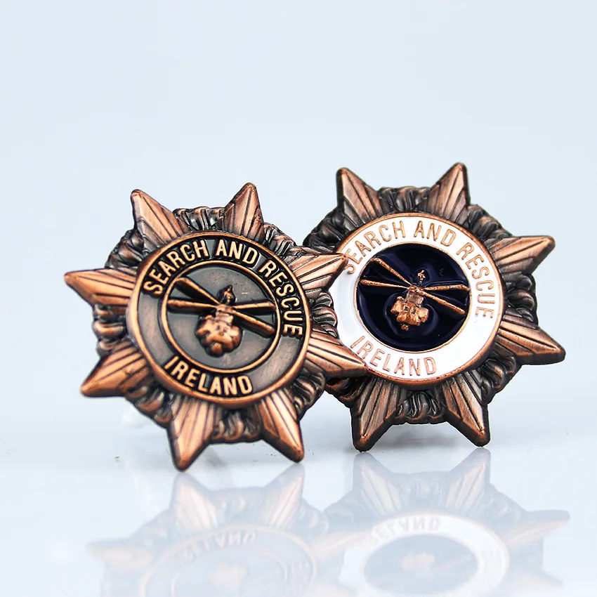 wholesale cross custom soft enamel metal lapel pin badge with custom star design