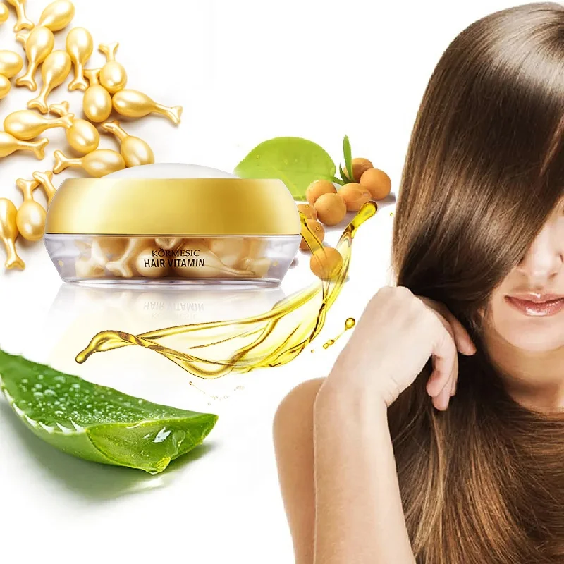 Private Label KORMESIC Hair Vitamin Daily Hair Care Capsule for hair Repair Dry and Frizzy
