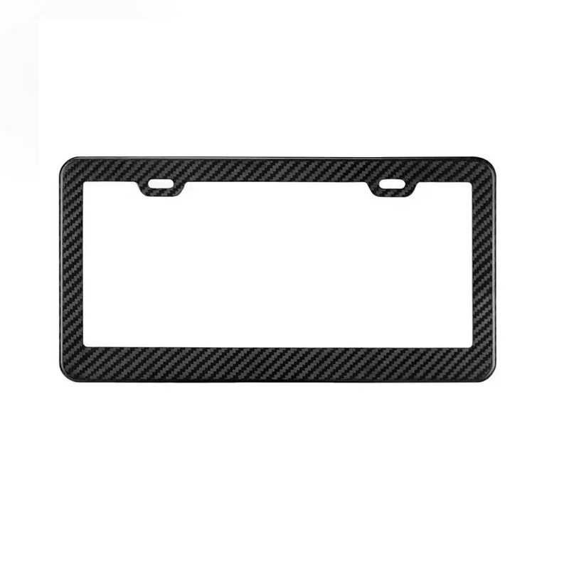 High Strength Light Weight Carbon Fiber Looks License Plate Frame