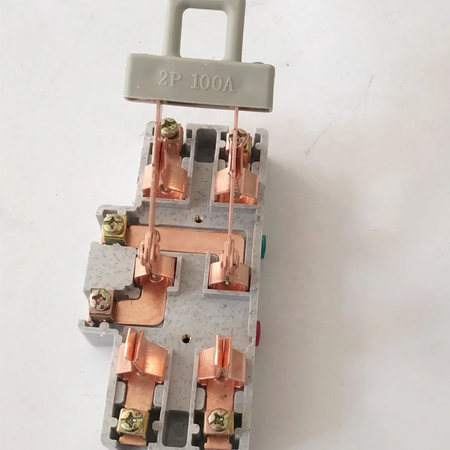 Iron Grey 2 Pole 100A 63A 225A Change Over Light Switch Knife Switch