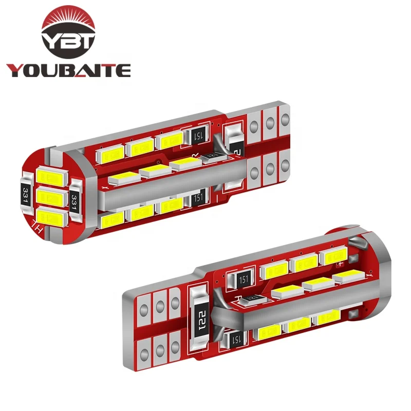 Automobile Lighting Led Car Light White 4014 27smd Canbus 12v 194 T10 Led Auto Led Bulb T10