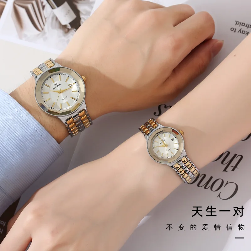 BESTWIN 922 fashion men quartz watch luxury wrist watch fashion waterproof business sport watches stainless steel