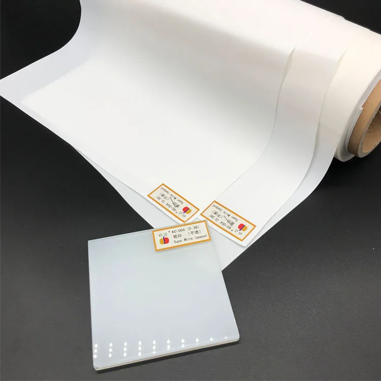super white opaque EVA interlayer film for decorative glass lamination