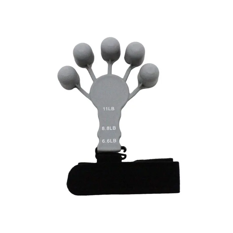 New Adjustable Silicone Finger Exerciser Five Finger Strength Trainer Finger Rehabilitation Device