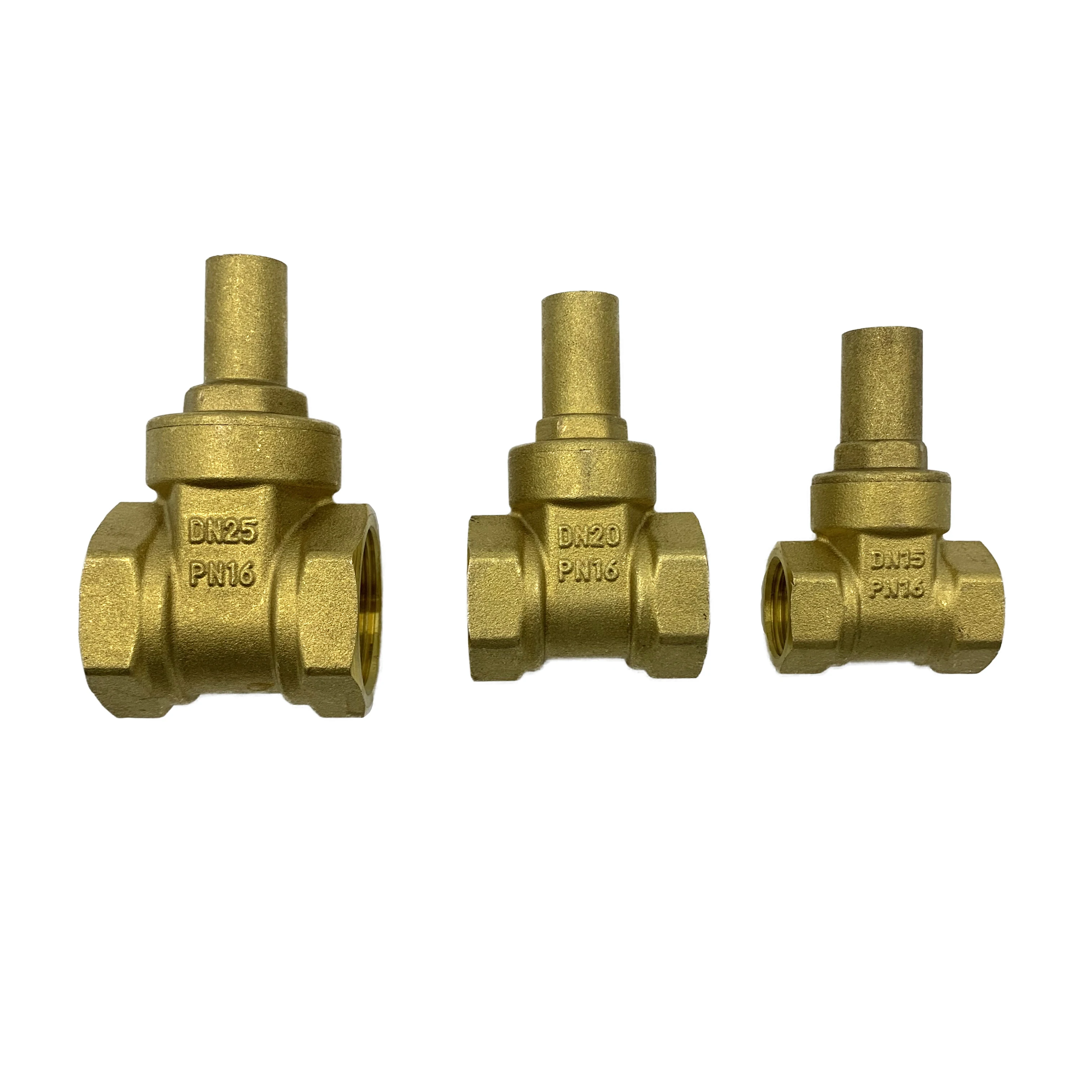 Латунные Магнитные запорные клапаны с внутренней резьбой для счетчика воды DN15 DN20 DN25