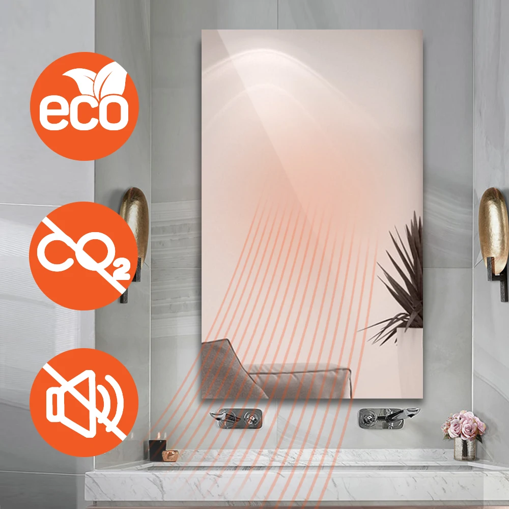 Popular Multifunctional Anti-fog Shower Mirror Smart wall mirror with lights Hanging Mirror with Heater and Wireless Speaker