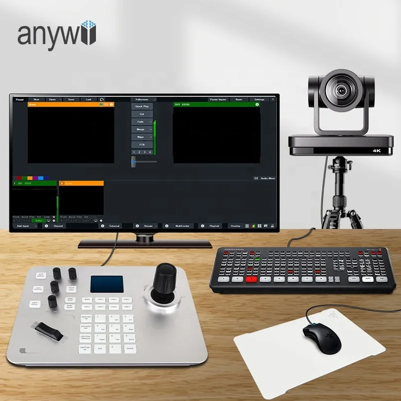 Видеокамера для церковной ТВ-студии Anywii оборудование прямой трансляции sdi lan ndi ptz 4k