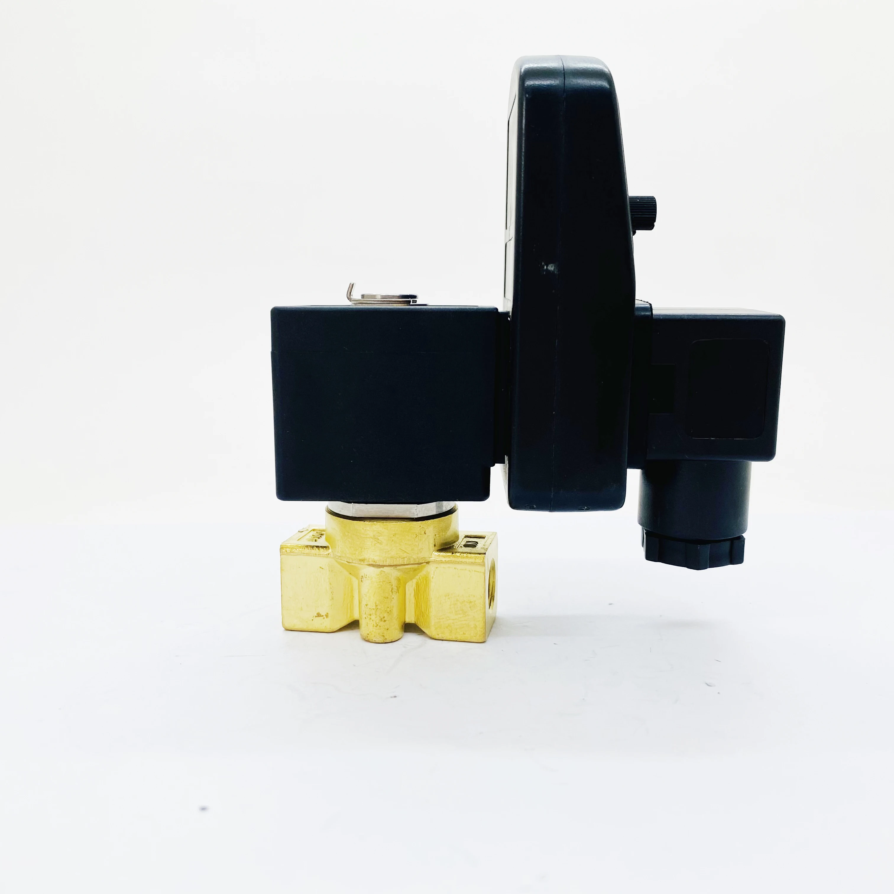 Hoyan PU-03  7Bar 2Way 1/8in 1/4in  NC Brass   Gas Water  Solenoid Valve with timer