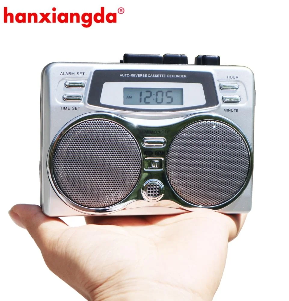 
shenzhen manufacture offer mini cassette player with lcd display radio 