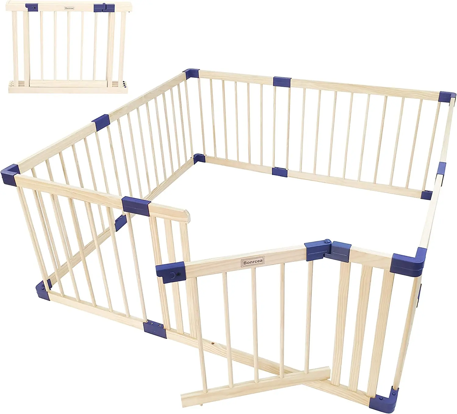 New design free combination collapsible wooden fence for baby play yard for toddlers and kids