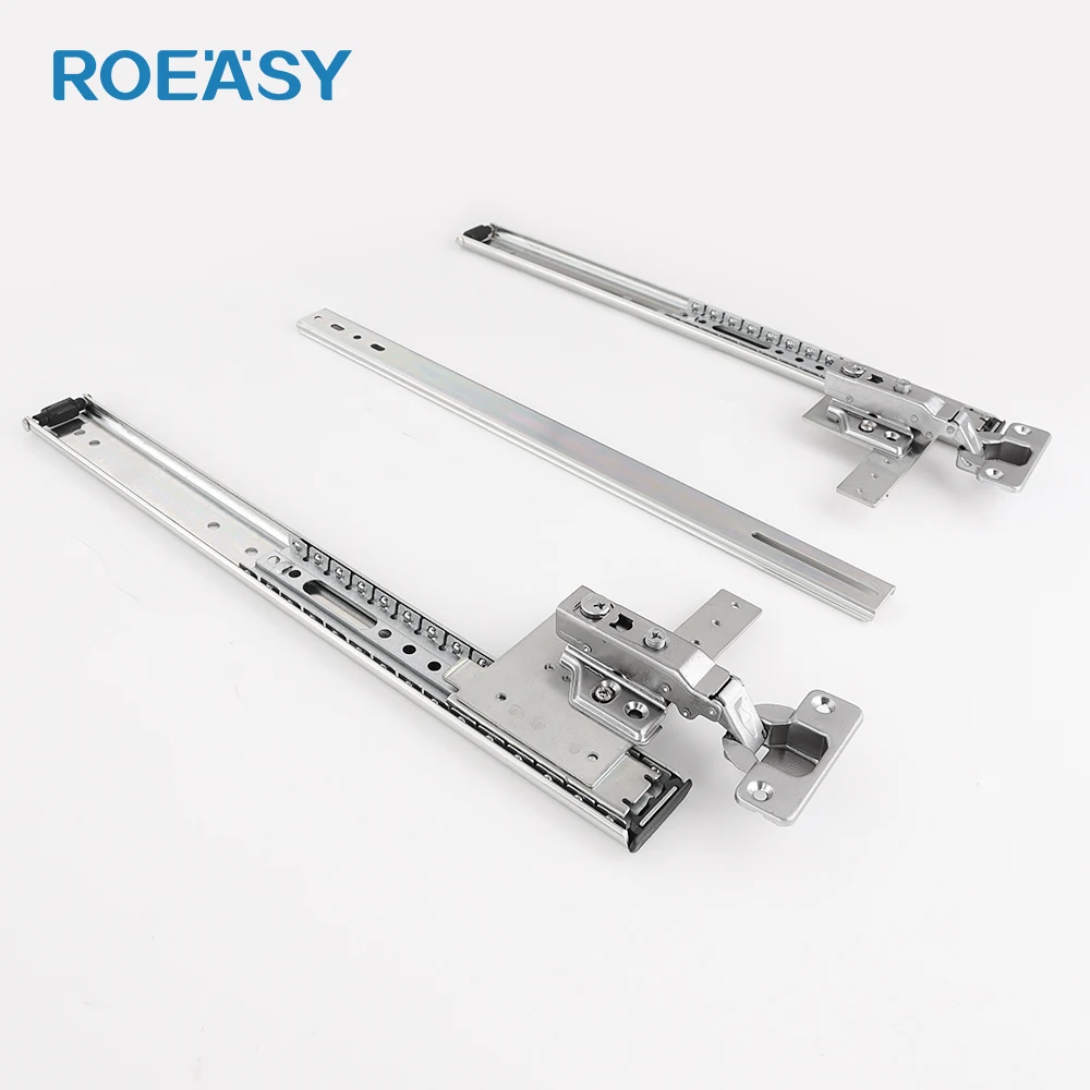 ROEASY Cabinet Pocket Door System 35mm Ball Bearing Sliding Rail Furniture Drawer Lifter Sliders Pocket Door Slide