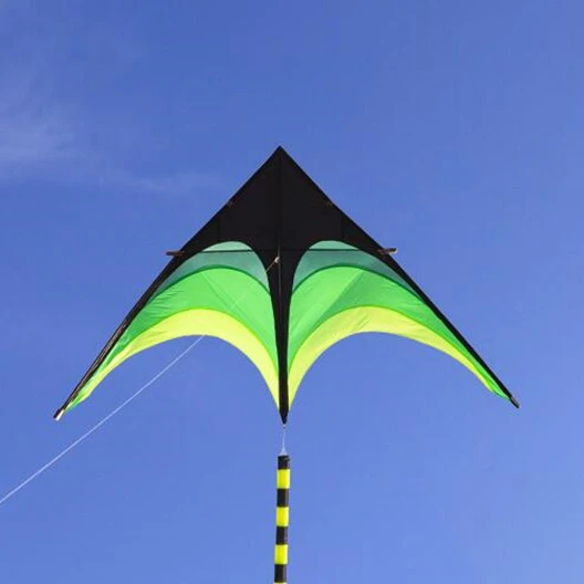 Green Color Promotional Fun Child Chinese Supply Kites For Kids Outdoor Kite
