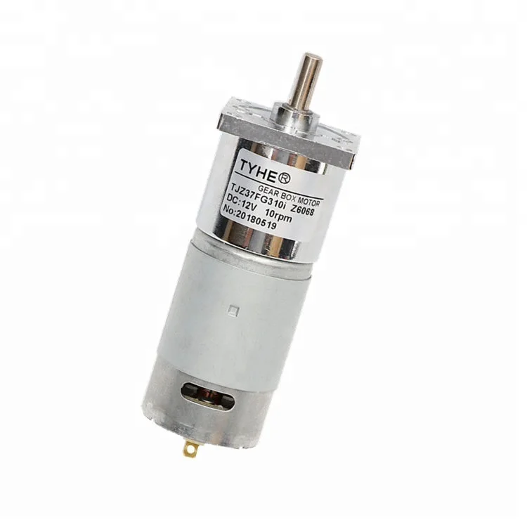 Высокий диаметр точности 37 мм 12В высокий крутящий момент, 2nm 10 об/мин DC порошок металлургии мотор-редуктор для конвейерной